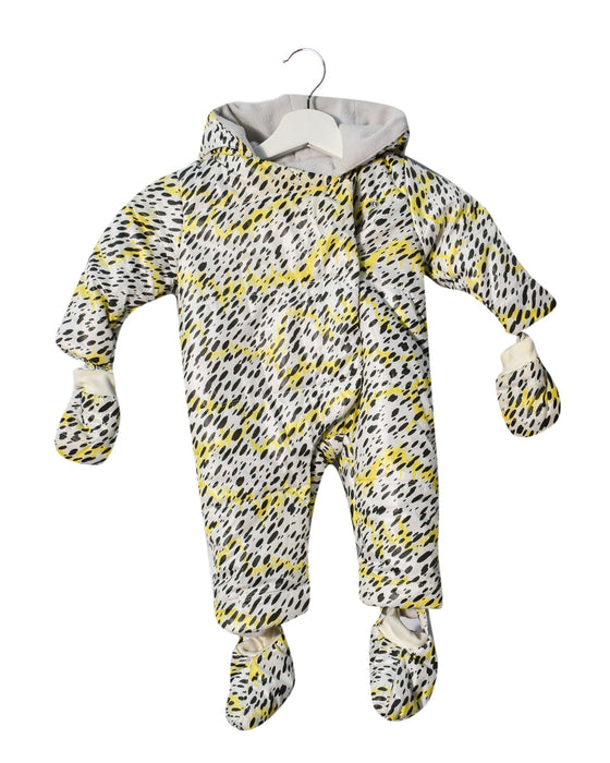 A Yellow Long Sleeve Jumpsuits from Kenzo in size 6-12M for neutral. (Front View)