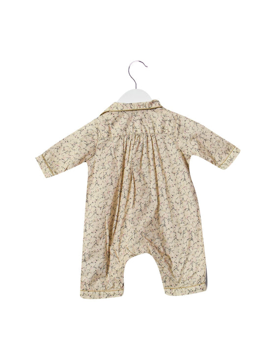 A Beige Rompers from Bonpoint in size 0-3M for neutral. (Back View)