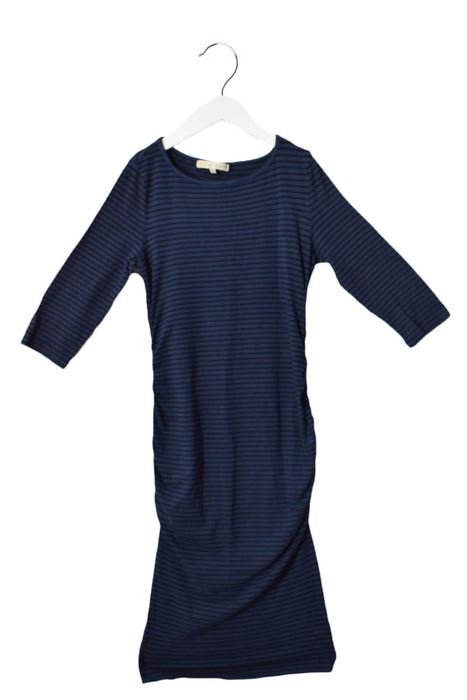 A Navy Long Sleeve Dresses from Kimi + Kai in size S for maternity. (Back View)