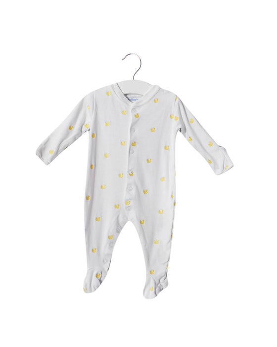 A White Long Sleeve Jumpsuits from Jojo Maman Bébé in size 3-6M for neutral. (Front View)