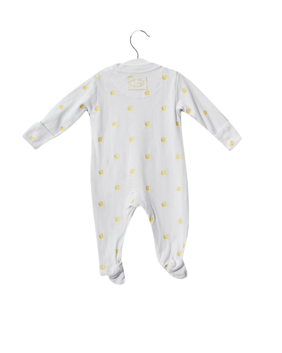 A White Long Sleeve Jumpsuits from Jojo Maman Bébé in size 3-6M for neutral. (Back View)