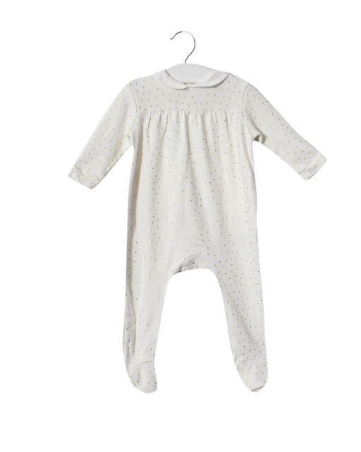A White Long Sleeve Jumpsuits from Carrément Beau in size 6-12M for girl. (Front View)