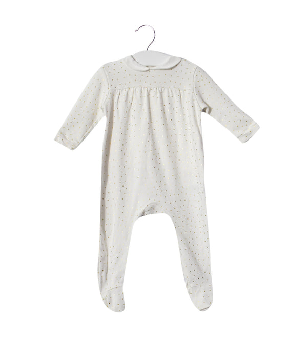 A White Long Sleeve Jumpsuits from Carrément Beau in size 6-12M for girl. (Front View)