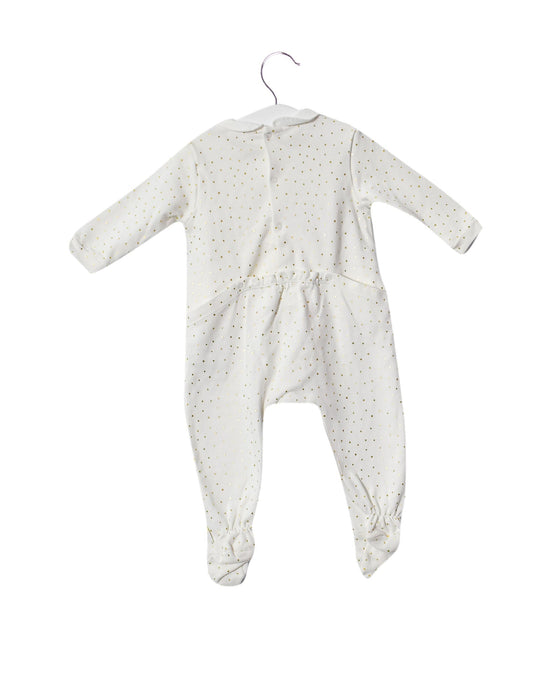A White Long Sleeve Jumpsuits from Carrément Beau in size 6-12M for girl. (Back View)