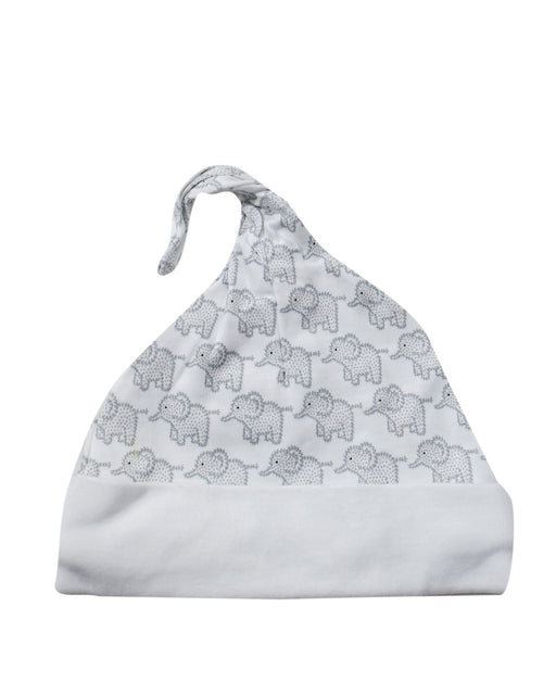 A Grey Beanies from Jojo Maman Bébé in size 3-6M for neutral. (Front View)