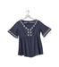 A Purple Short Sleeve Tops from Seraphine in size XS for maternity. (Front View)