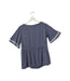 A Purple Short Sleeve Tops from Seraphine in size XS for maternity. (Back View)