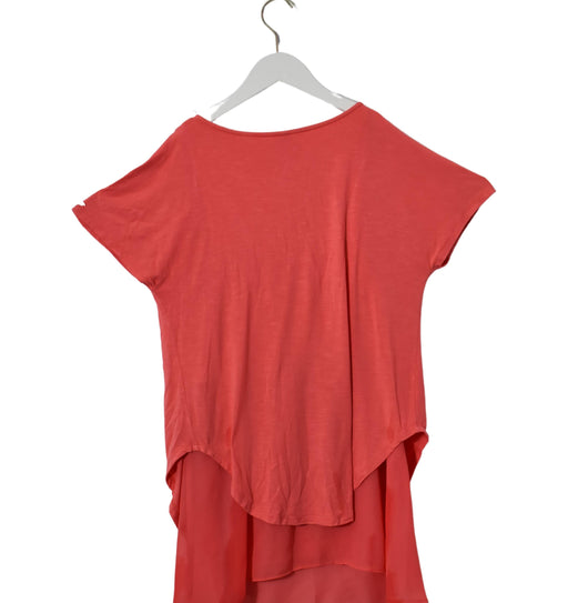 A Pink Short Sleeve Tops from Seraphine in size XS for maternity. (Front View)