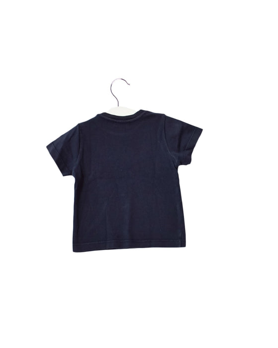 A Navy Short Sleeve T Shirts from Jacadi in size 12-18M for boy. (Back View)
