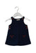 A Navy Sleeveless Dresses from Catimini in size 3-6M for girl. (Back View)