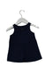 A Navy Sleeveless Dresses from Catimini in size 3-6M for girl. (Front View)