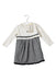 A White Long Sleeve Dresses from Armani in size 6-12M for girl. (Back View)