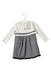 A White Long Sleeve Dresses from Armani in size 6-12M for girl. (Front View)