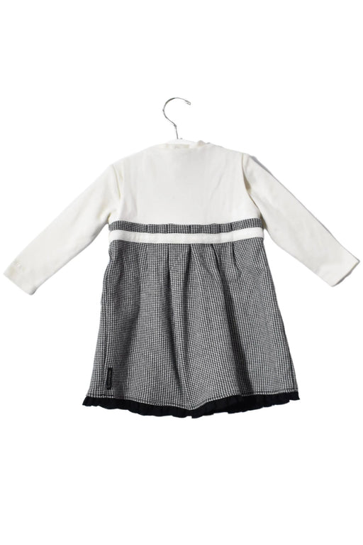 A White Long Sleeve Dresses from Armani in size 6-12M for girl. (Front View)