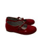 A Red Flats from La Coqueta in size 6T for girl. (Front View)