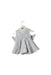 A White Sleeveless Dresses from bloomB in size 6-12M for girl. (Back View)