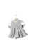 A White Sleeveless Dresses from bloomB in size 6-12M for girl. (Front View)