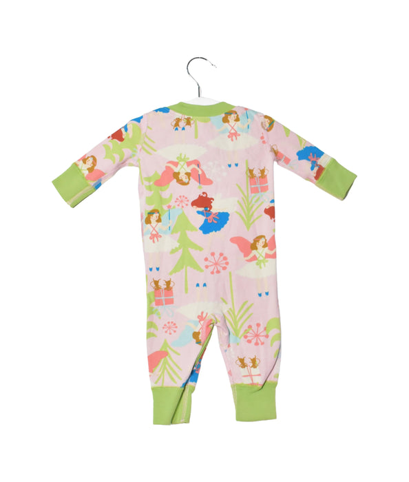 A Pink Long Sleeve Jumpsuits from Hanna Andersson in size 3-6M for girl. (Back View)