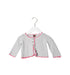 A Grey Cardigans from Tea in size 6-12M for girl. (Front View)