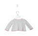 A Grey Cardigans from Tea in size 6-12M for girl. (Back View)