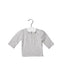 A Grey Long Sleeve Tops from Petit Bateau in size 0-3M for girl. (Front View)