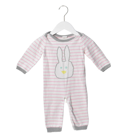 A Grey Long Sleeve Jumpsuits from Egg by Susan Lazar in size 3-6M for girl. (Front View)