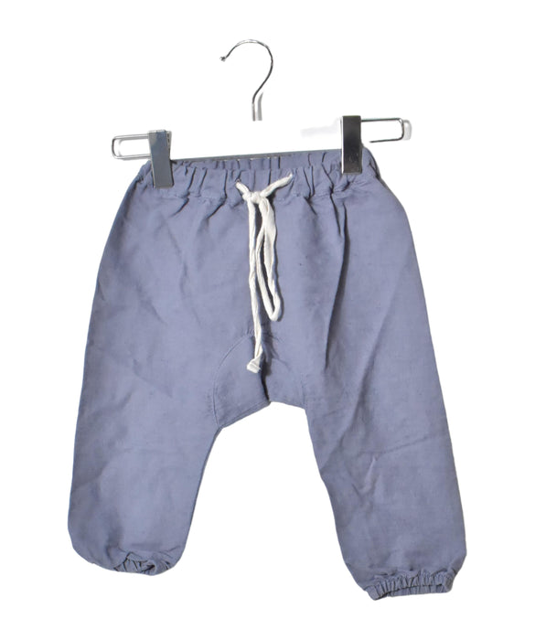 A Blue Casual Pants from Olivier London in size 6-12M for boy. (Front View)