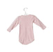 A Pink Long Sleeve Bodysuits from Petit Bateau in size 3-6M for girl. (Back View)