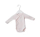 A Pink Long Sleeve Bodysuits from Petit Bateau in size 3-6M for girl. (Front View)