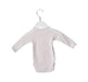 A Pink Long Sleeve Bodysuits from Petit Bateau in size 3-6M for girl. (Back View)