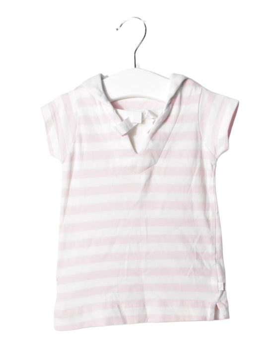 A Pink Short Sleeve Tops from Jacadi in size 3-6M for girl. (Back View)