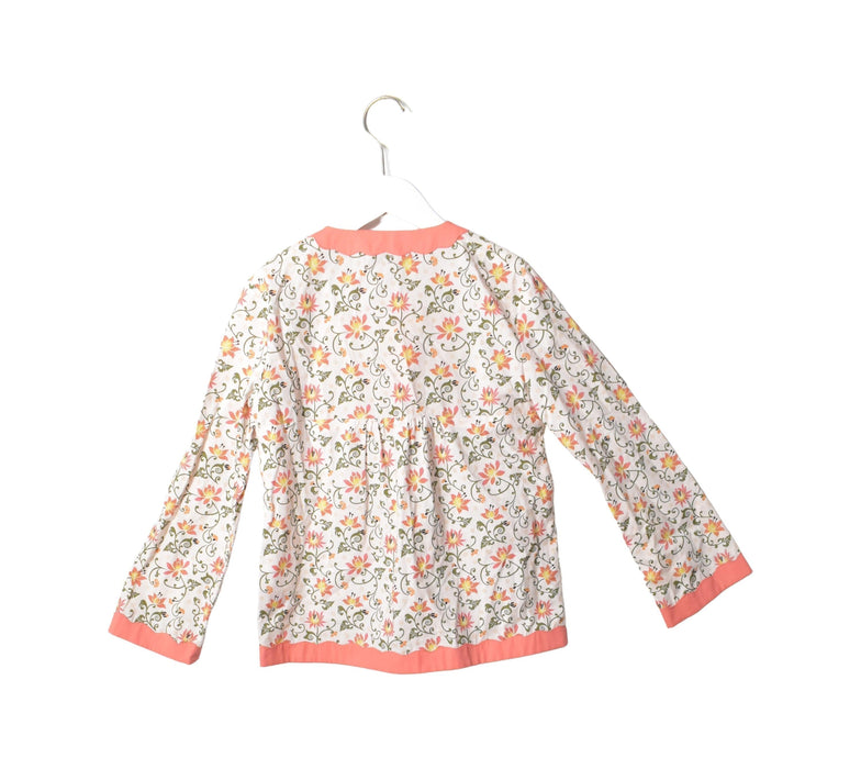 A White Long Sleeve Tops from Shanghai Tang in size 8Y for girl. (Back View)