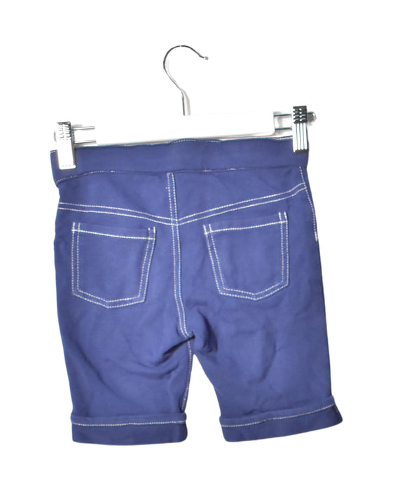 A Blue Shorts from Hartstrings in size 5T for girl. (Front View)