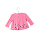 A Pink Long Sleeve Dresses from Hartstrings in size 3-6M for girl. (Back View)