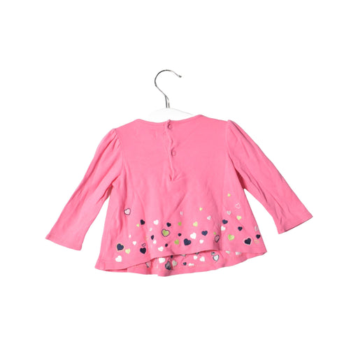 A Pink Long Sleeve Dresses from Hartstrings in size 3-6M for girl. (Front View)