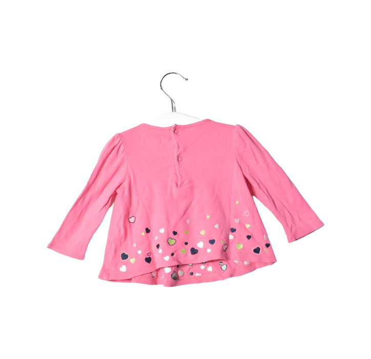 A Pink Long Sleeve Dresses from Hartstrings in size 3-6M for girl. (Front View)