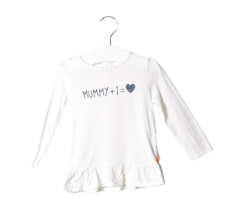 A White Long Sleeve Dresses from Billieblush in size 12-18M for girl. (Back View)