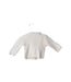 A White Cardigans from Chateau de Sable in size 0-3M for girl. (Back View)