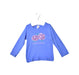 A Blue Long Sleeve Tops from Petit Bateau in size 3T for girl. (Front View)