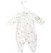A Blue Long Sleeve Jumpsuits from Petit Bateau in size 0-3M for girl. (Back View)