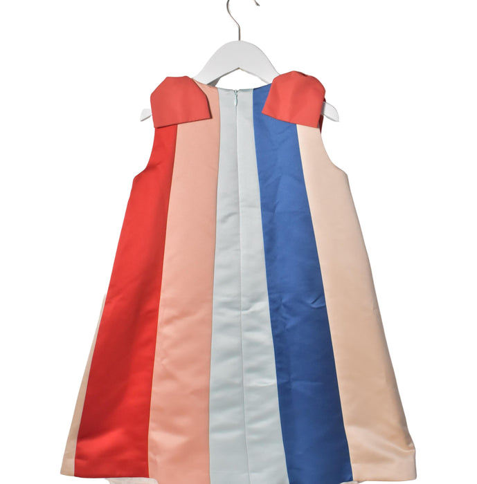 A Blue Sleeveless Dresses from Hucklebones in size 10Y for girl. (Back View)