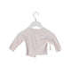 A Pink Long Sleeve Tops from Petit Bateau in size 3-6M for girl. (Back View)