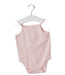 A Pink Long Sleeve Bodysuits from Mori in size 6-12M for girl. (Front View)