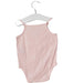 A Pink Long Sleeve Bodysuits from Mori in size 6-12M for girl. (Back View)
