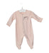 A Pink Long Sleeve Jumpsuits from Mamas & Papas in size 0-3M for girl. (Front View)