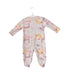 A Pink Long Sleeve Jumpsuits from Mamas & Papas in size 0-3M for girl. (Back View)