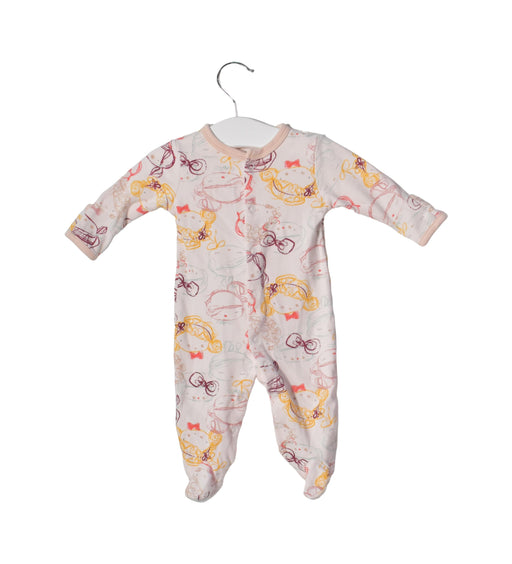 A Pink Long Sleeve Jumpsuits from Mamas & Papas in size 0-3M for girl. (Front View)