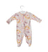 A Pink Long Sleeve Jumpsuits from Mamas & Papas in size 0-3M for girl. (Front View)