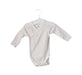 A White Long Sleeve Bodysuits from Petit Bateau in size 3-6M for girl. (Front View)
