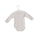 A White Long Sleeve Bodysuits from Petit Bateau in size 3-6M for girl. (Back View)